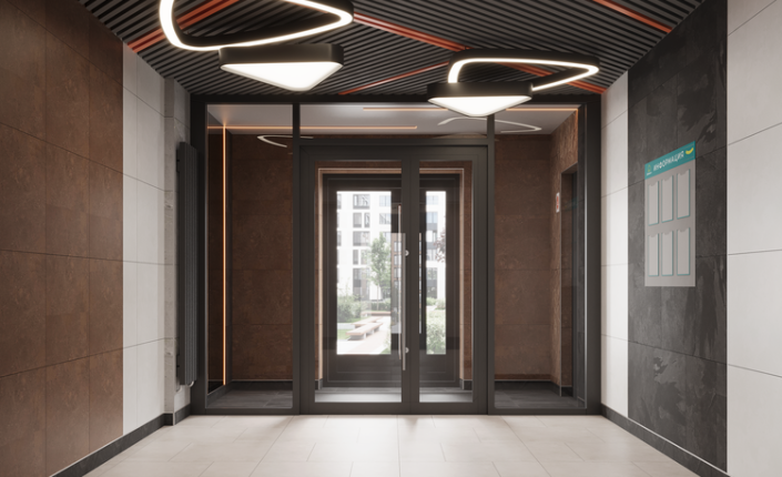 Дизайнерская отделка подъезда