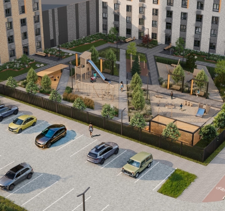 Парковка возле дома